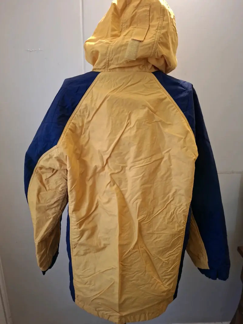 Chaqueta impermeable Columbia amarilla y azul - 2