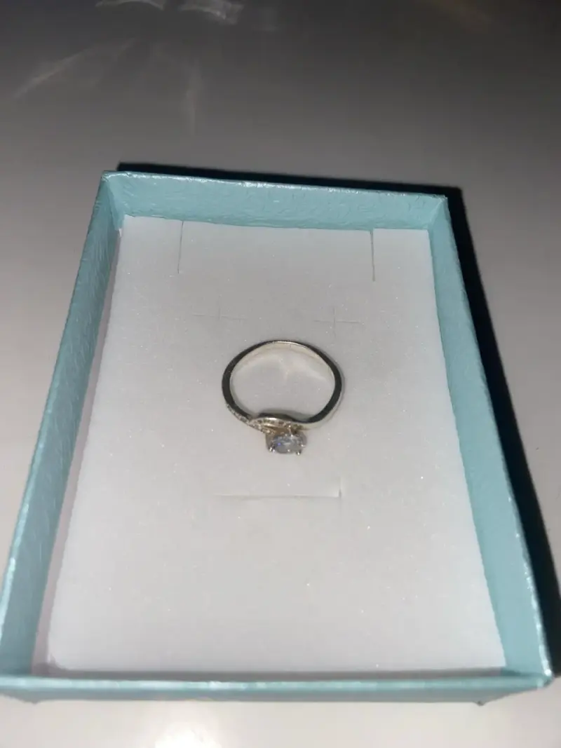Anillo de plata 925 con circon - 2