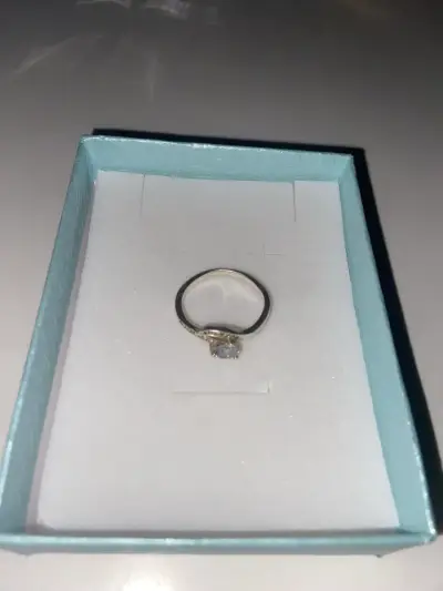 Anillo de plata 925 con circon - miniatura 2