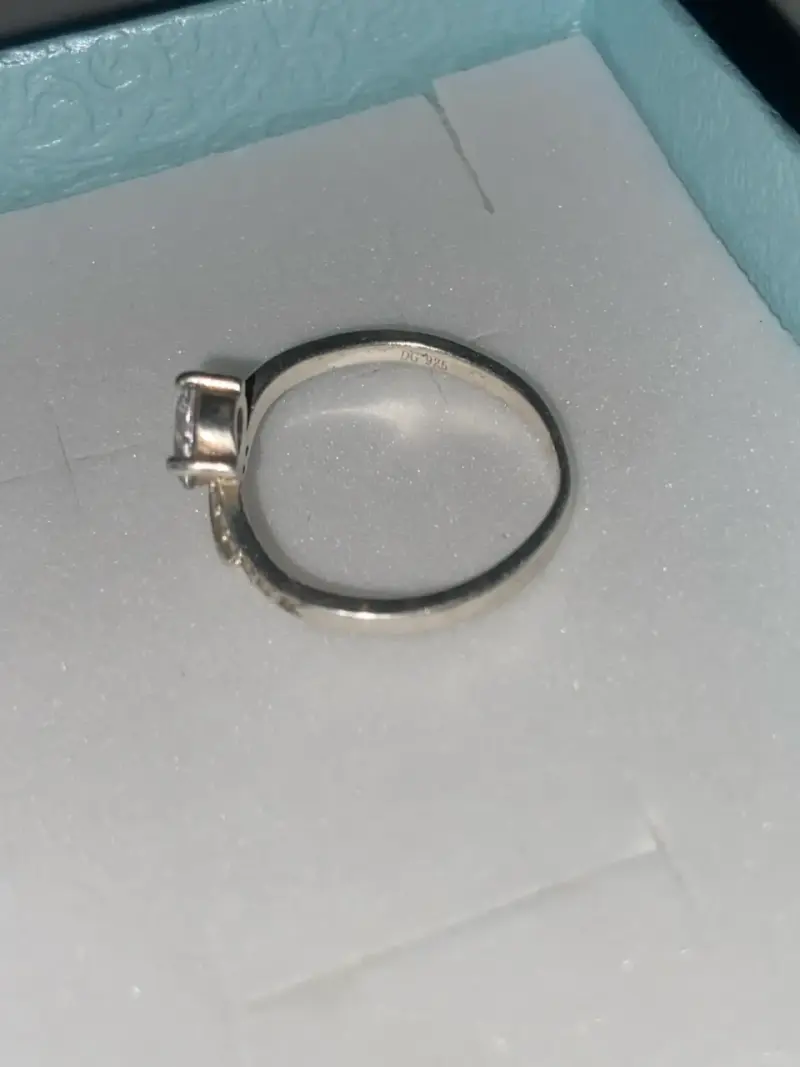Anillo de plata 925 con circon - 3