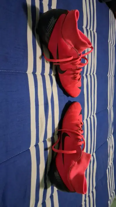 Botines de fútbol Nike Mercurial rojos - miniatura 5