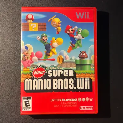 New Super Mario Bros. Wii - Completo (CIB) - miniatura 1