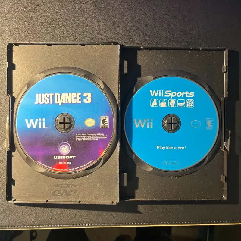 Lote 2 Juegos Nintendo Wii: Wii Sports + Just Danc