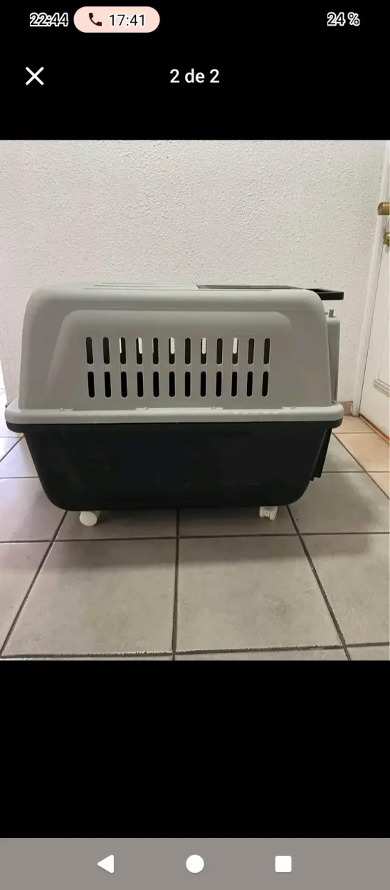 Transportadora de mascotas grande con ruedas - 2