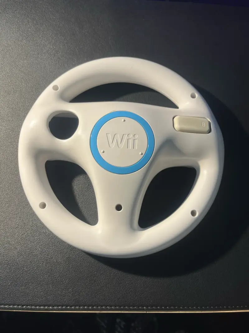Volante Original Nintendo Wii Wheel (Blanco) - 1