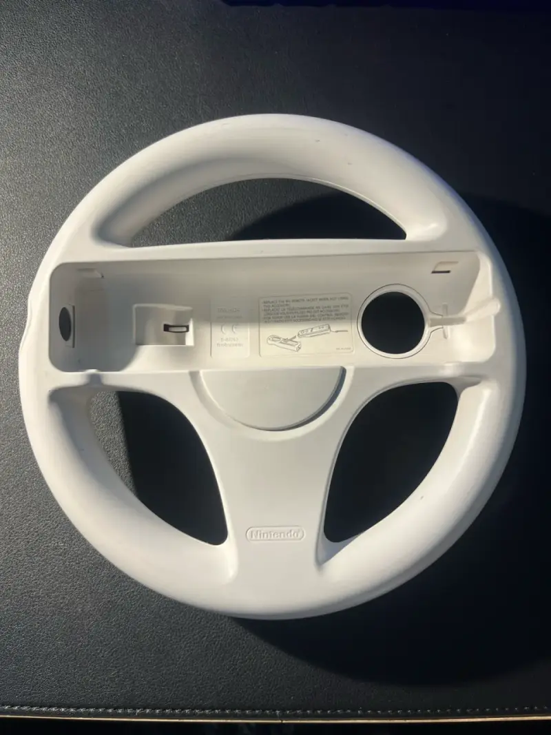 Volante Original Nintendo Wii Wheel (Blanco) - 2