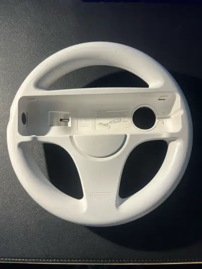Volante Original Nintendo Wii Wheel (Blanco) - miniatura 2