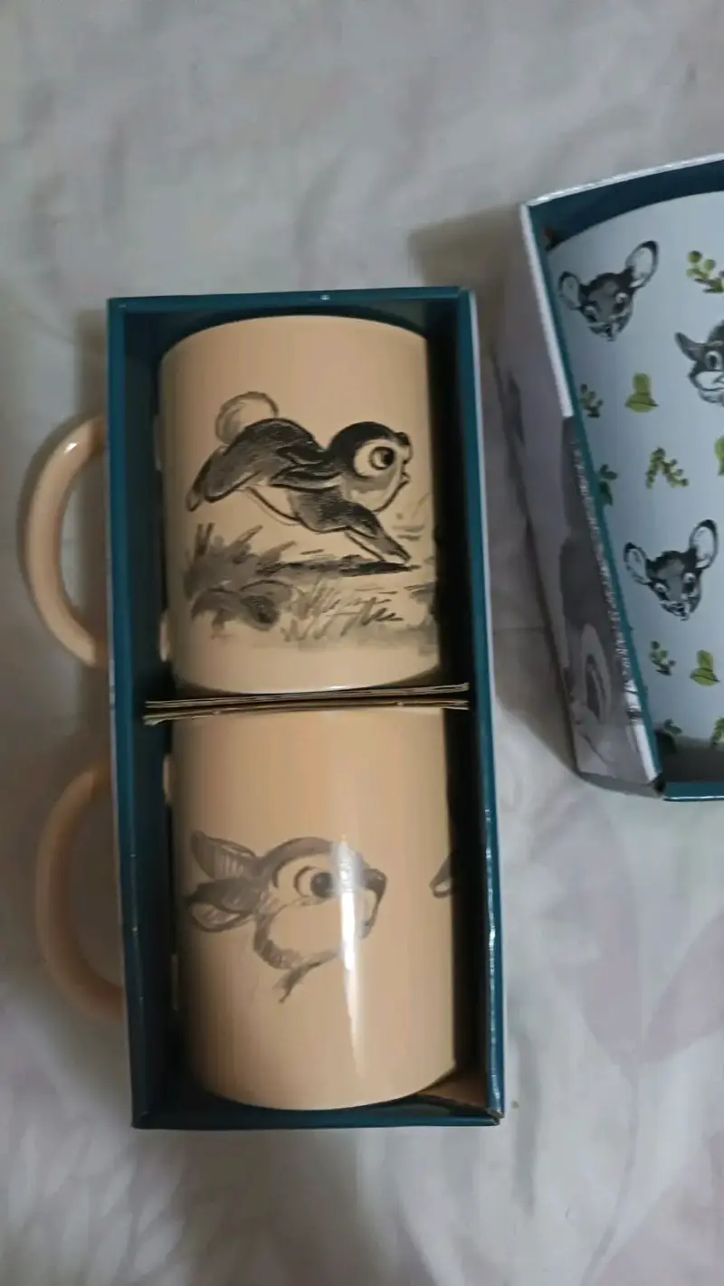 Set de tazas con diseño de Bambi