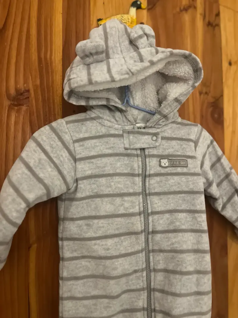 Chaqueta de niño verde con parches decorativos - 6