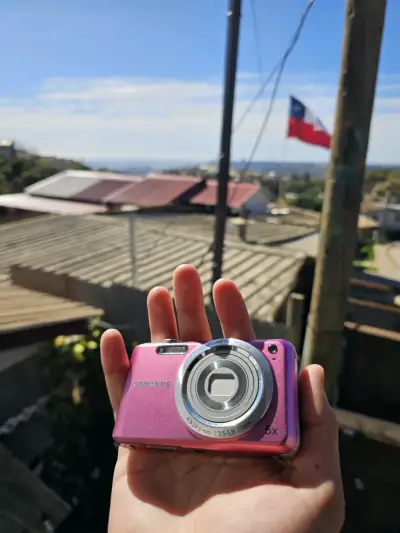 Cámara digital Samsung es70 rosa compacta - miniatura 1