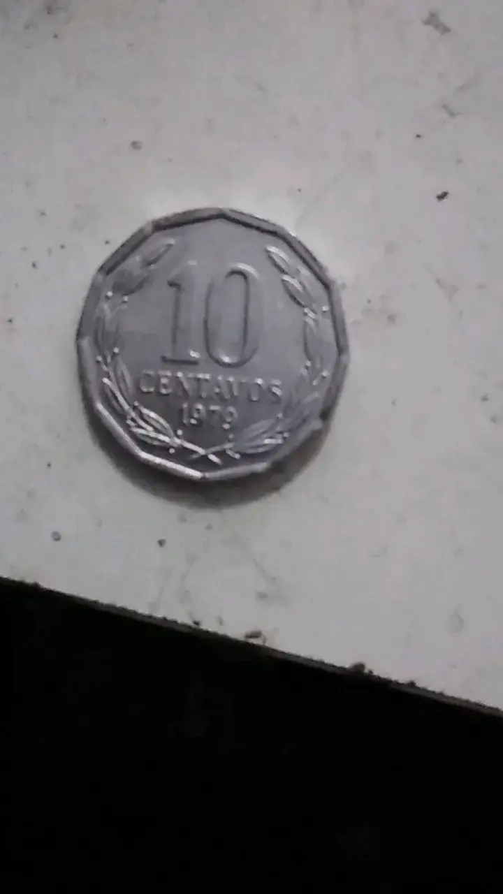 Moneda de 10 centavos de 1979 Chile - 1
