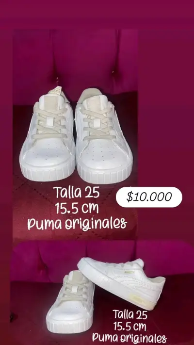 Zapatillas blancas infantiles con velcro - miniatura 3