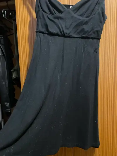 Vestido negro sin mangas Diamantina - miniatura 4