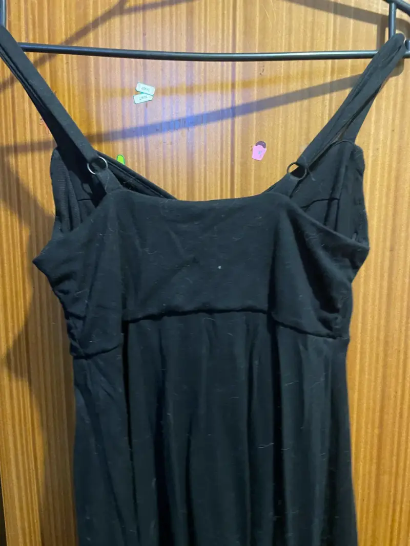 Vestido negro sin mangas Diamantina - 5