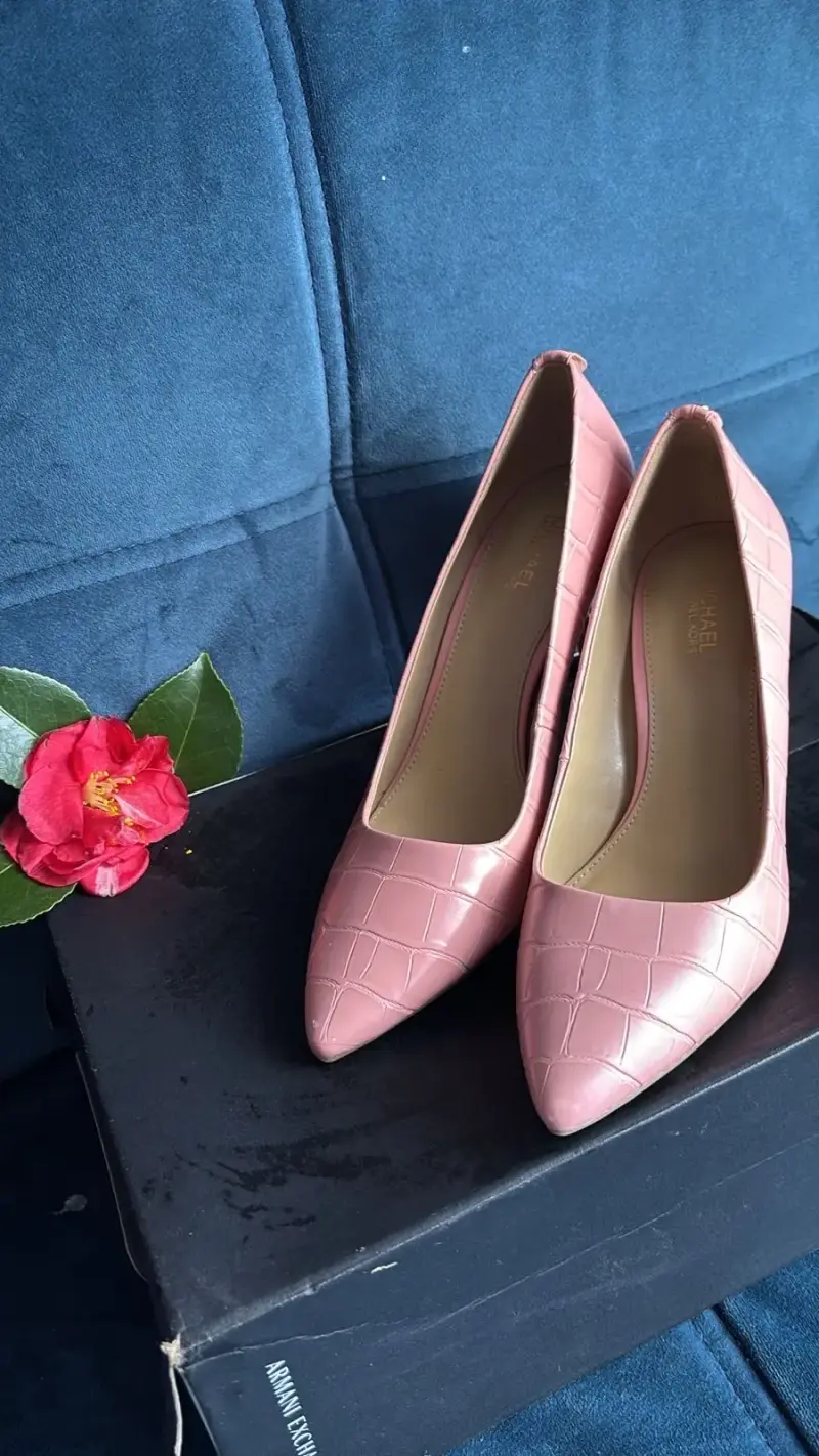 Zapatos de Tacón Rosa Michael Kors Elegantes - 1