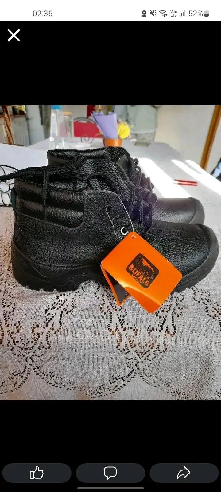 zapatos de seguridad negras Buffalo - 1