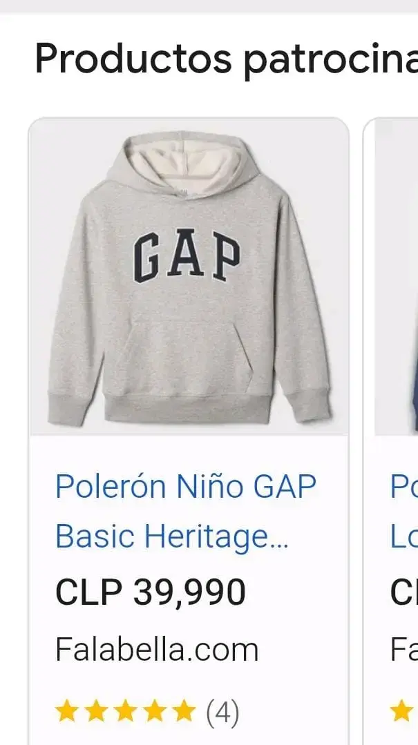 Polerón GAP Kids gris con capucha para niño - 3