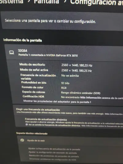 Monitor 2K QD-Mini Led TCL 32G64  180hz - miniatura 5