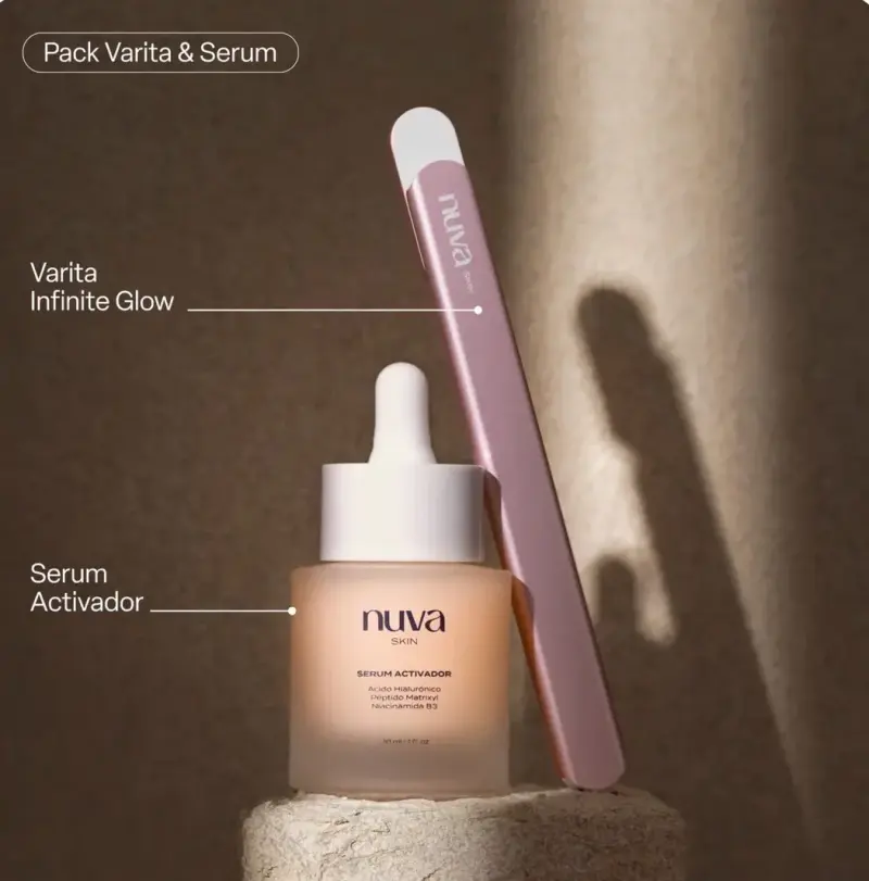 Nuva Skin Varita Infinite Glow +Sérum Activador - 5