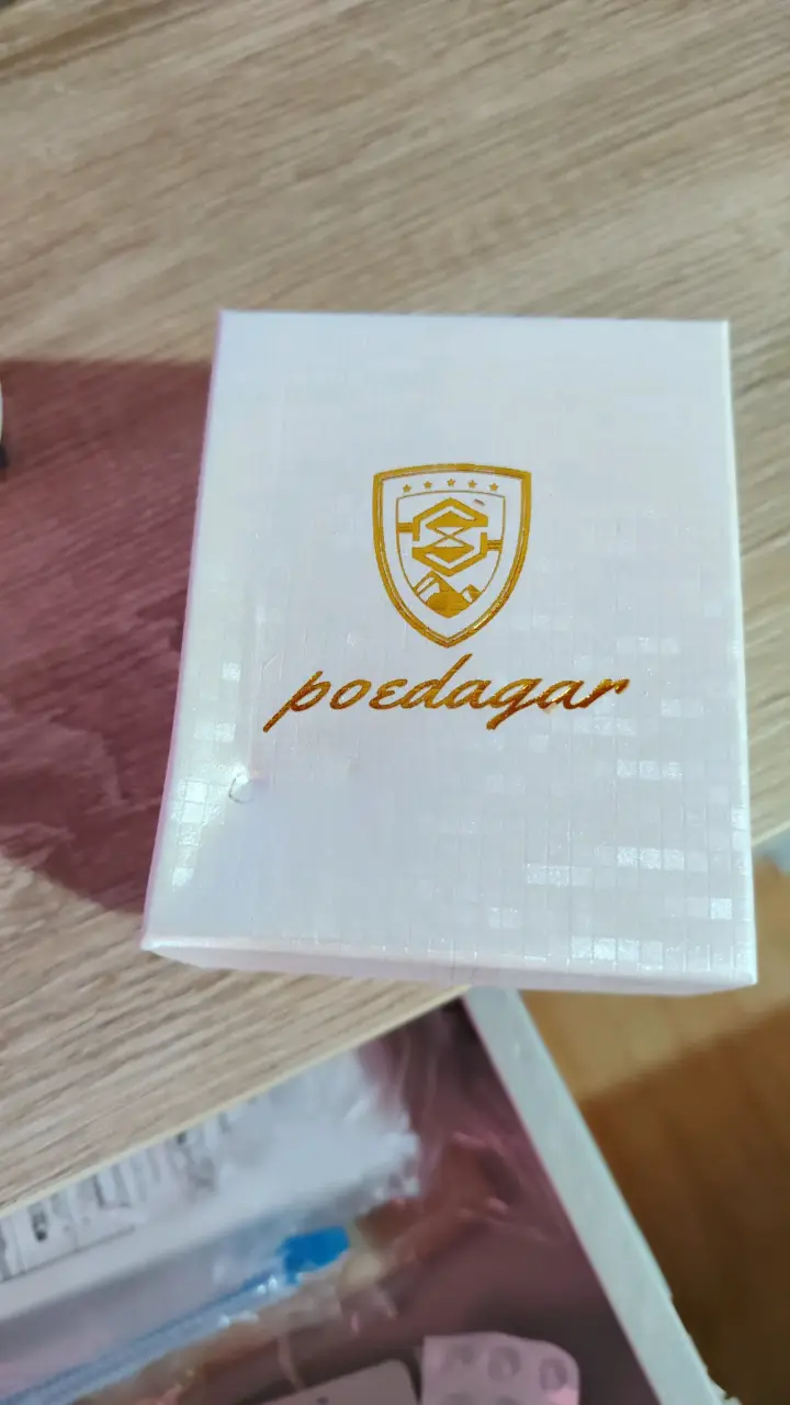 Reloj Poedagar automático negro elegante