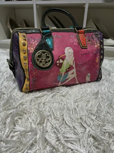Cartera original Bohembag colorido con diseño artí - miniatura 1