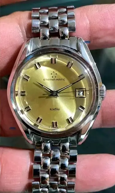 Reloj Eterna-Matic Kontiki automático vintage - miniatura 1