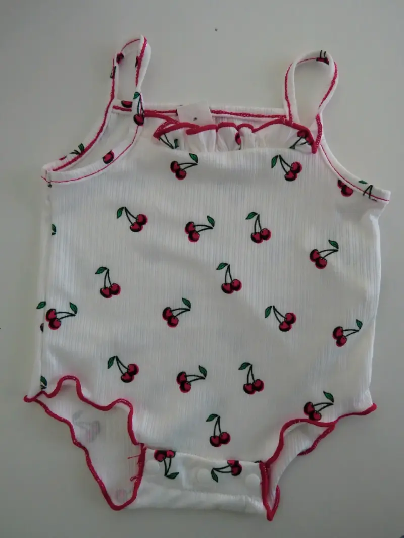 Bodies de bebé estampados frutales y florales - 3