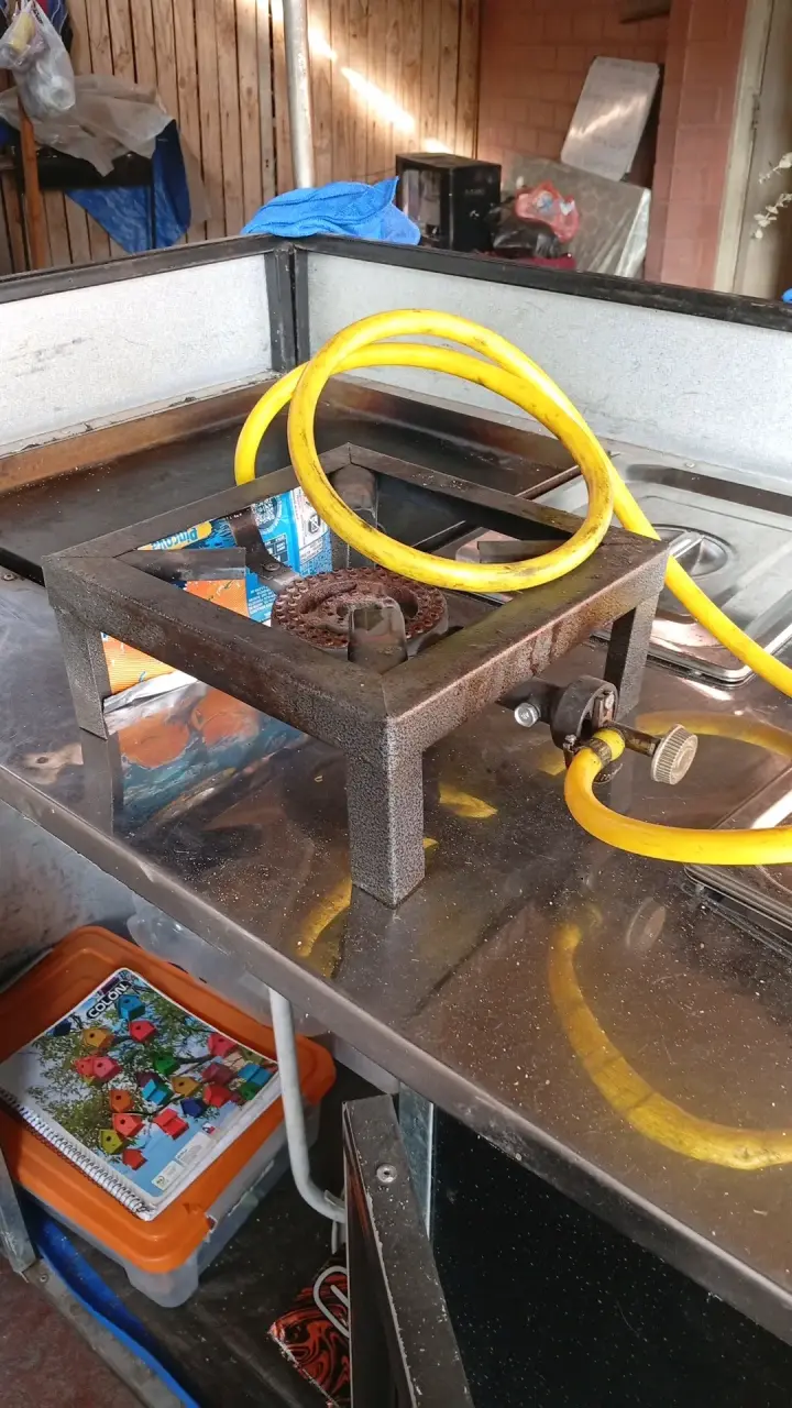 Carro de Comida Rápida con Parrilla y Lavaplatos - 3