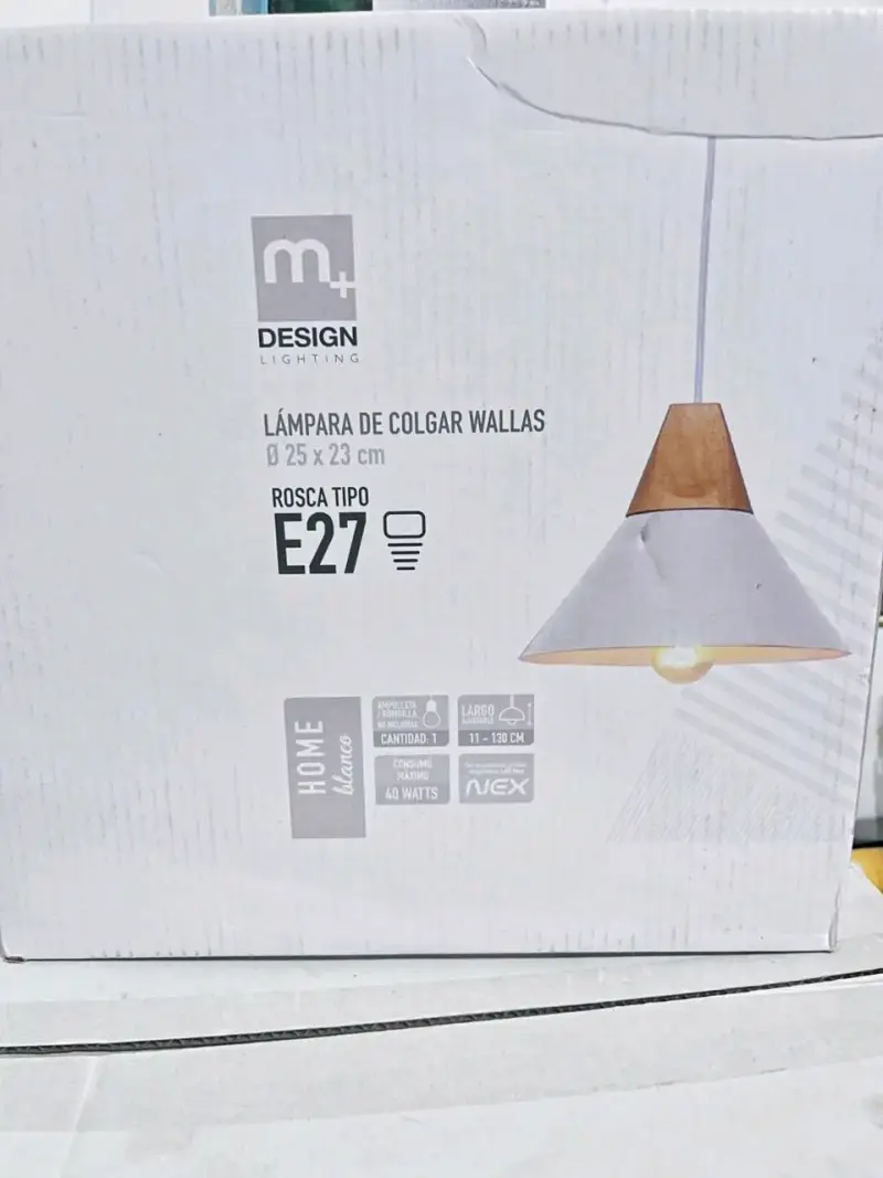 Lámpara Colgante Barlo Cromada de Metal y Vidrio - 5