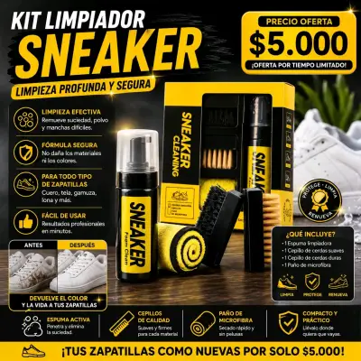 Kit Limpiador de Zapatillas Sneaker - miniatura 1