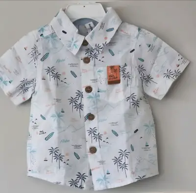 Conjunto Camisa y Shorts Niño Black and Blue - miniatura 2