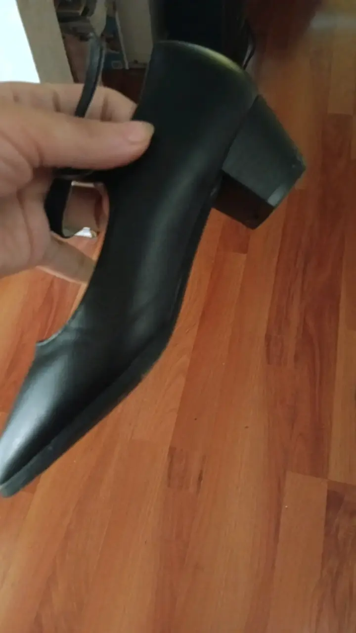 Zapatos de baile de cueca negros con tacón - 2