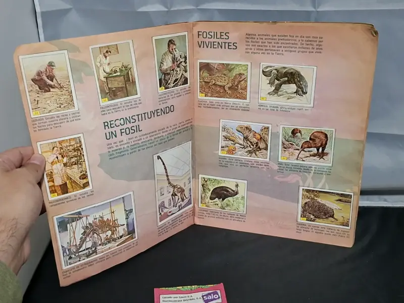 Álbum de Dinosaurios Animales Prehistóricos Panini - 4