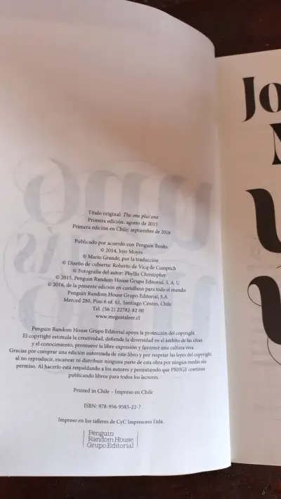 Libro 'Uno Más Uno' de Jojo Moyes - miniatura 5