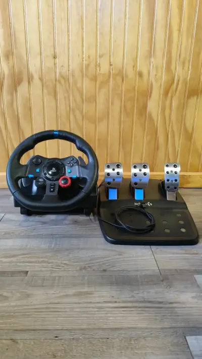 Volante y pedales Logitech G29 para PlayStation - miniatura 1