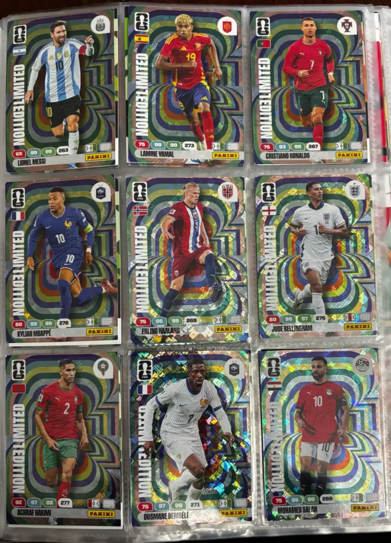 Colección de Tarjetas Panini Edición Limitada - 1