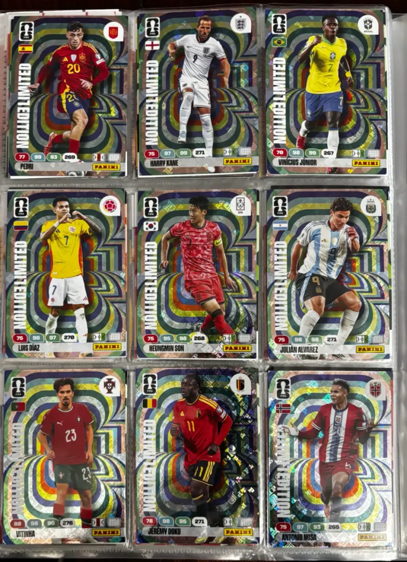 Colección de Tarjetas Panini Edición Limitada - 2