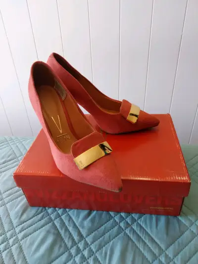 Zapatos de tacón alto rojos Vizzano - miniatura 1
