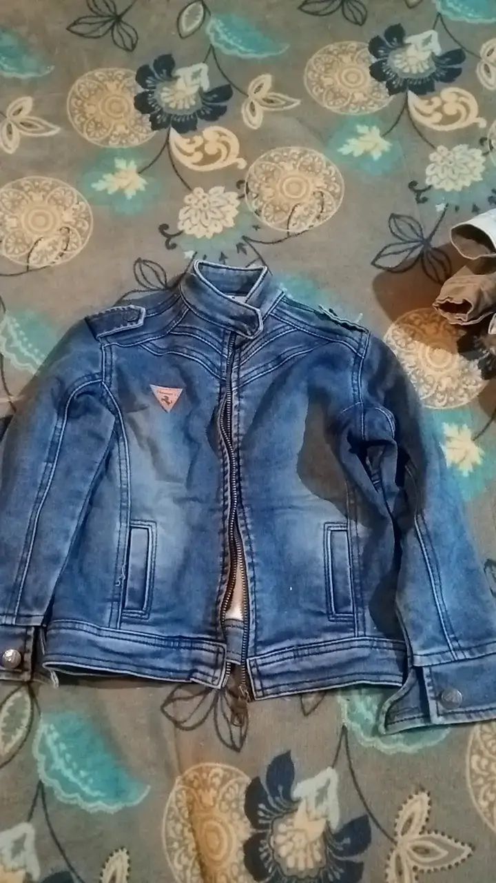 Chaqueta de mezclilla para niño talla 4 - 1