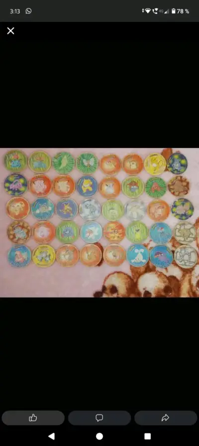Tazos Pokémon vintage - miniatura 1