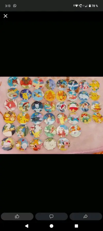 Tazos Pokémon vintage - miniatura 2