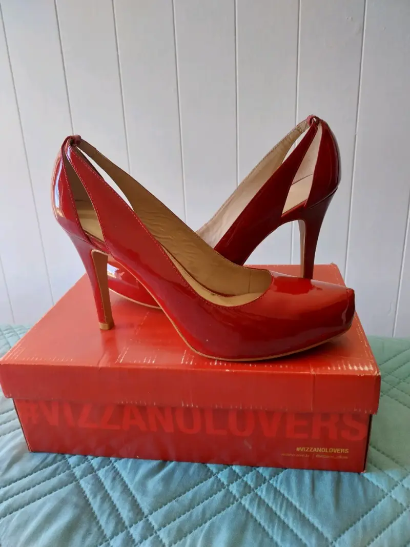Zapatos de Tacón Alto Rojos Gacel - 1