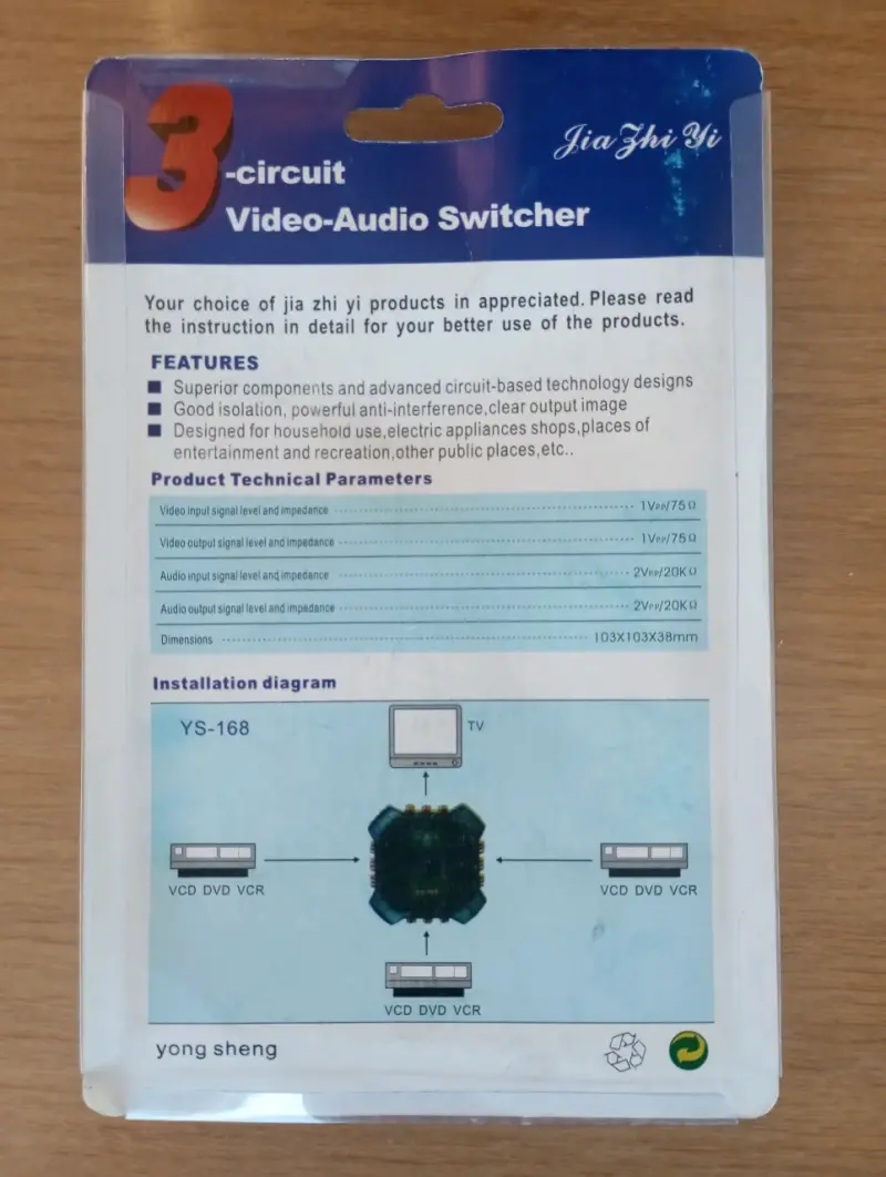 Switch Av RCA - 2