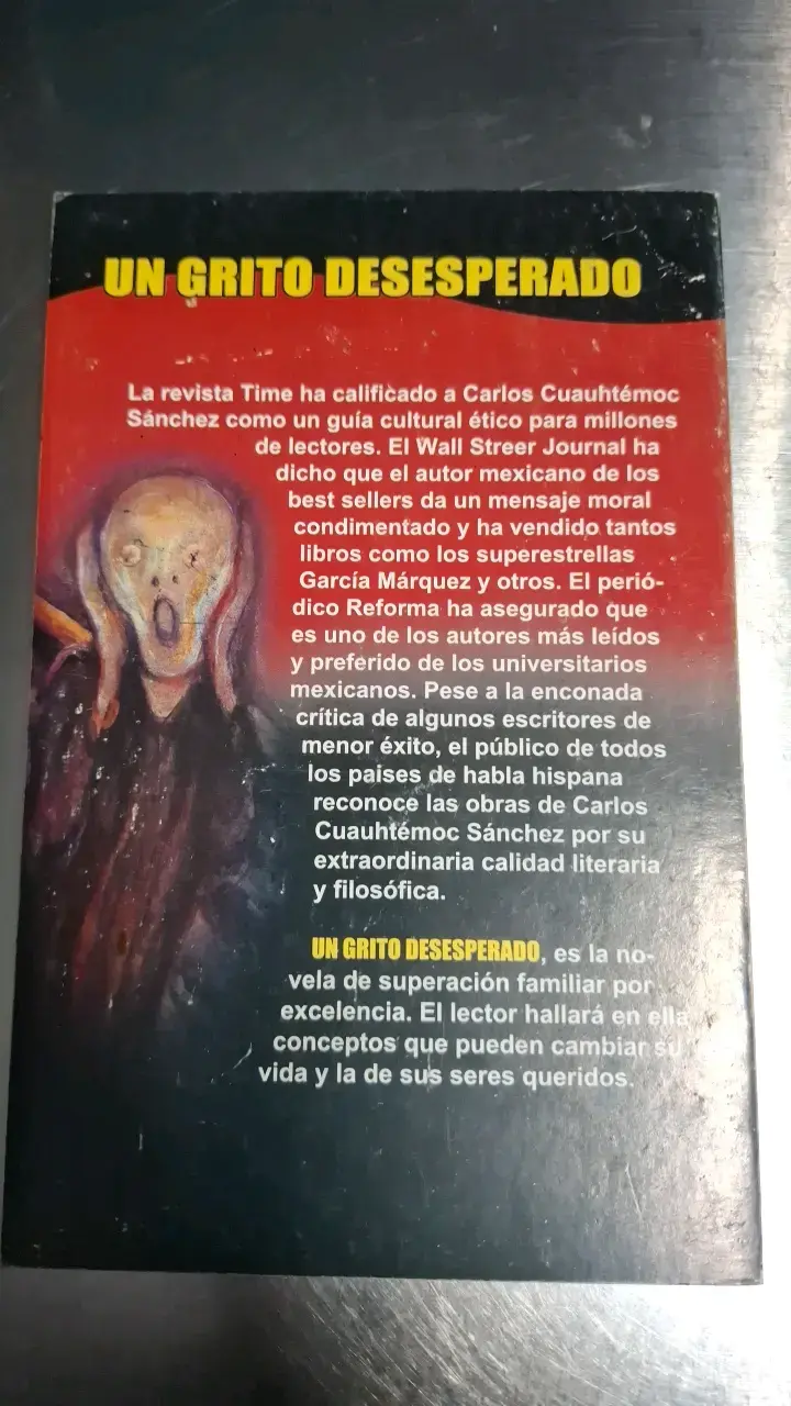 Libro Un Grito Desesperado de Carlos Cuauhtémoc Sánchez - 2