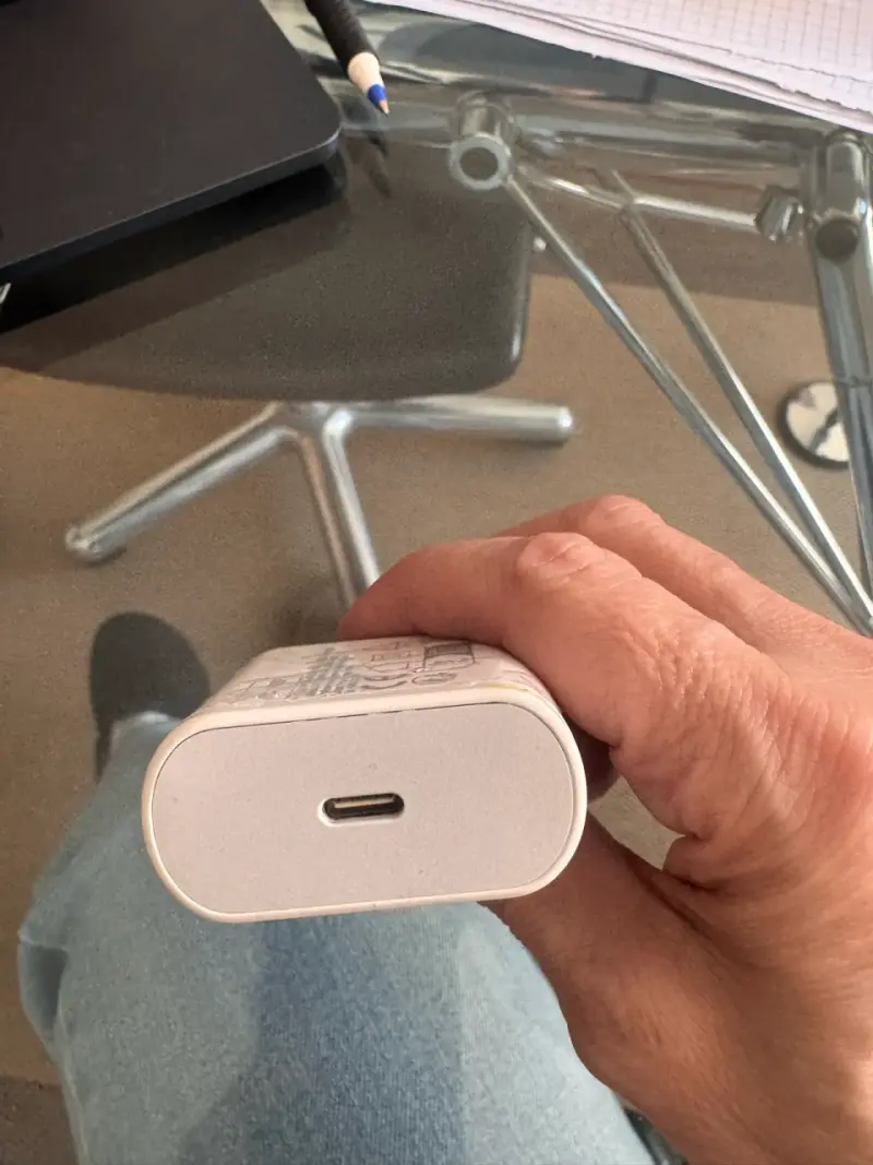 Cargador USB-C 25W Gakaoqueo Blanco - 1