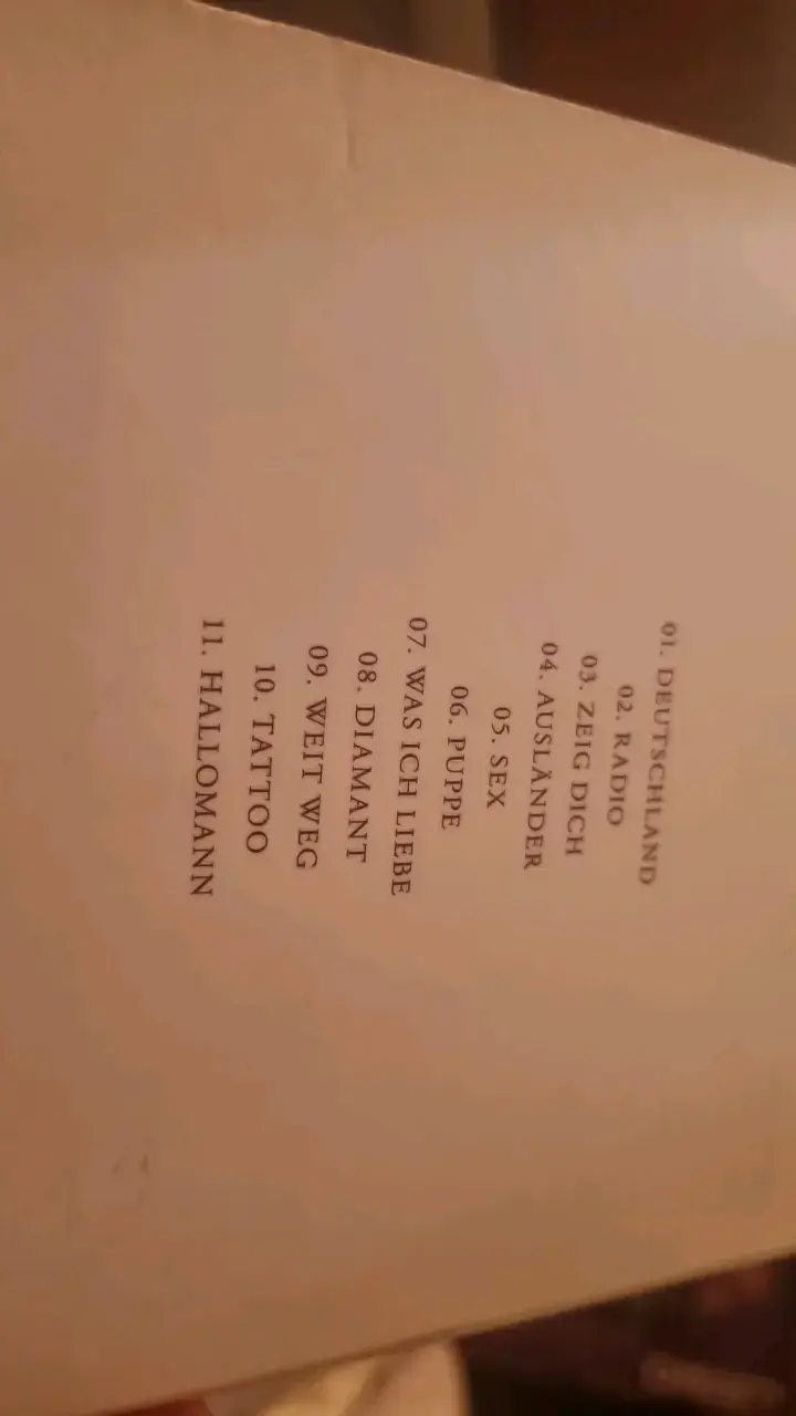 Álbum de música Rammstein con caja original - 4