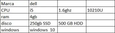 Laptop Dell Intel Core i5 en buen estado - miniatura 6