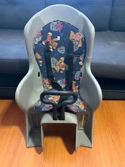 Silla de bicicleta para niño con soporte seguro - miniatura 2