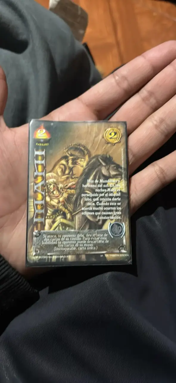Cartas de Juego Mitos y Leyendas Primera Edición - 1