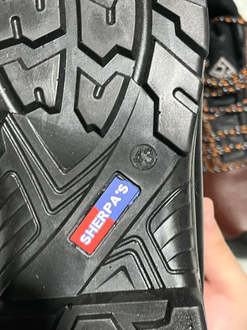 Botas de seguridad marrones Sherpa's - 4